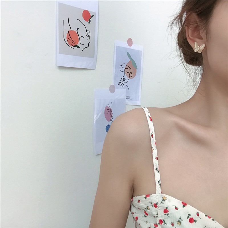 Dây Chuyền Hình Bướm Đính Đá Sang Trọng Cho Nữ