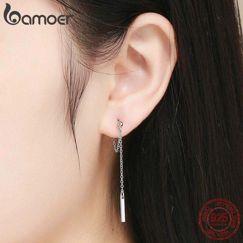 Bông tai BAMOER SCE550 bạc 925 thời trang cho nữ