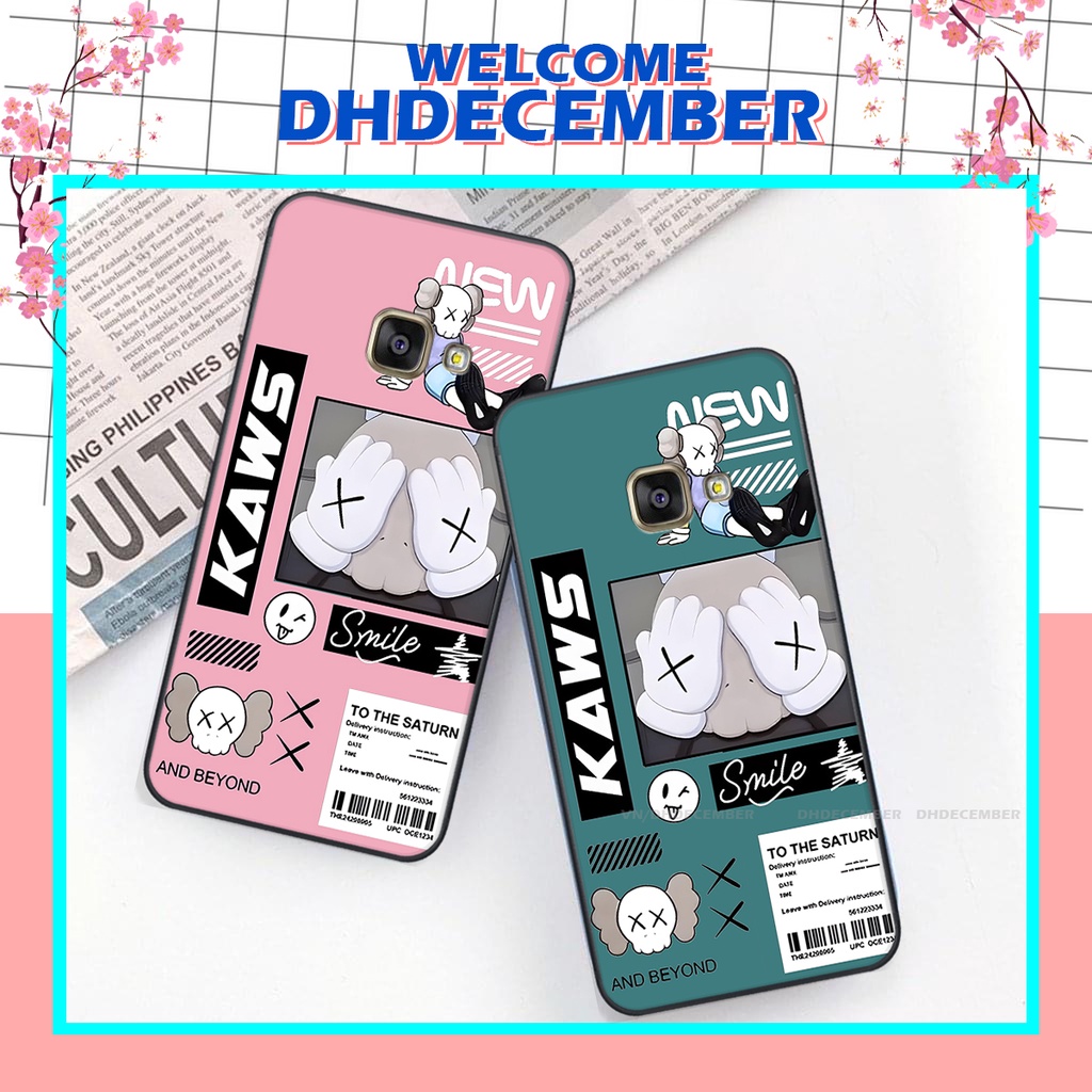 Ốp lưng Samsung Galaxy A3 2016 / A5 2016 / A7 2016 in hình gấu K@ws, gấu nâu, dor@emon RẺ- ĐẸP- BỀN