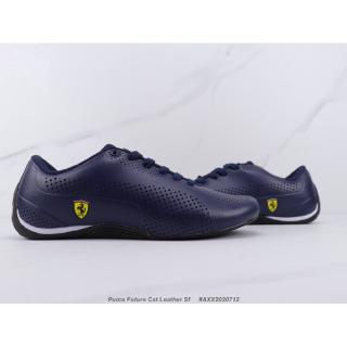 Puma Future Cat Leather Sf giày đua da Da Giày Giày thể thao Navy Blue Fashion Puma Men 39-45