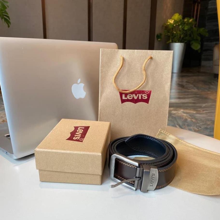 THẮT LƯNG NAM LEVIS FULL BOX SỊN SÒ Xịn