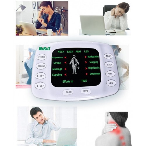 Máy Massage Xung Điện Miếng Dán Và Đôi Dép Bàn Chân Nikio NK-105