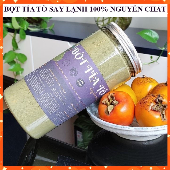 [Mã 253FMCGSALE giảm 8% đơn 500K] [Free Ship] Bột Tía Tô 500g Sấy Lạnh Nguyên Chất 100% Organic - Thanh Nhiệt Giải Cảm