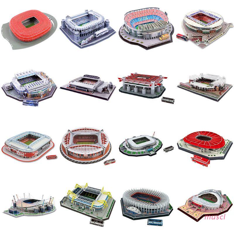 Mô hình lắp ráp sân vận động 3D cho bé