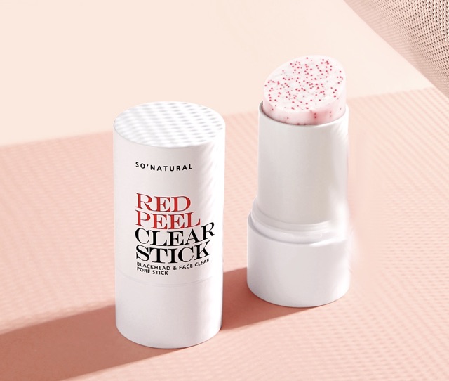 Sáp Trị Mụn Đầu Đen Red Peel Clear Stick Pore Blackhead & Face So'Natural Hàn Quốc l Chính Hãng Hàn Quốc