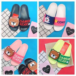Dép quai ngang nhựa damon bear