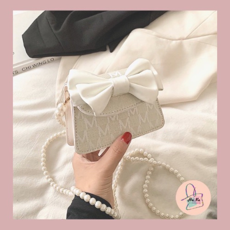 Túi Xách Nữ Mini Đeo Dây Ngọc Đeo Chéo HN01