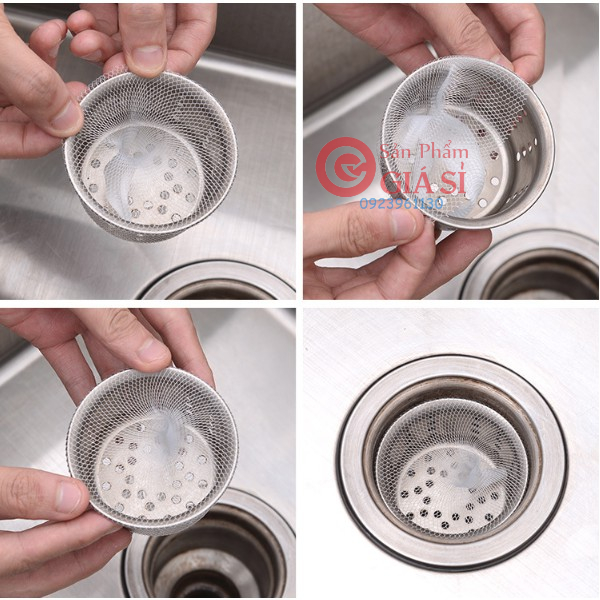 Combo 100 Túi Lọc Rác Bồn Rửa Chén Bát ❤️freeship❤️