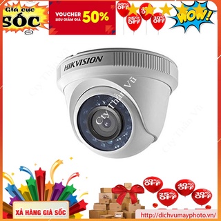 Camera quan sát analog tvi hik dome 2mp nhựa , mã ds-2ce56d0t-ir kholinhkienmayin