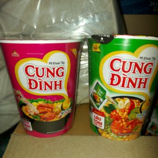 Mì ly khoai tây Cung Đình hương vị lẩu tôm chua cay/ Sườn hầm 65g