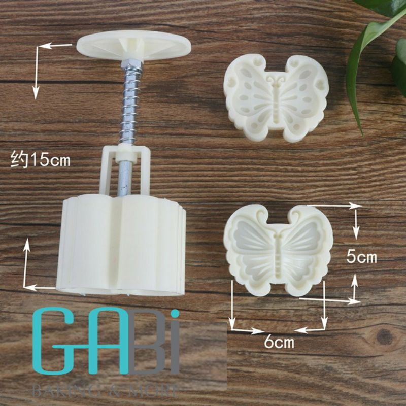 Khuôn lò xo 2 mặt hình bướm 65g