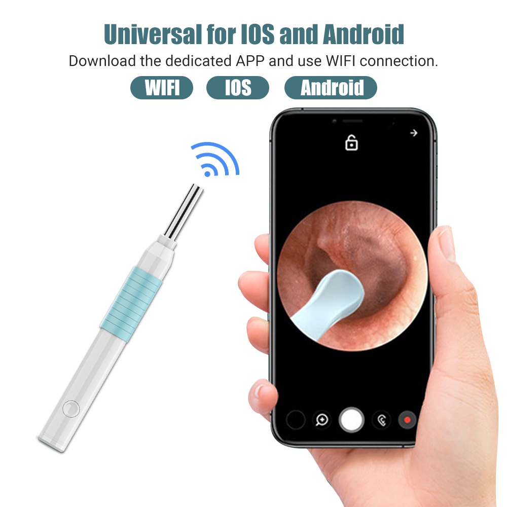 Bộ Dụng Cụ Camera Nội Soi Vệ Sinh Tai Chăm Sóc Sức Khỏe Tiện Dụng