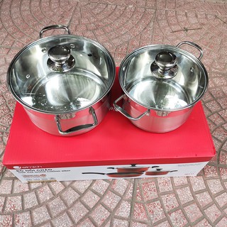 BỘ 2 NỒI INOX ELMICH EDA-05S2