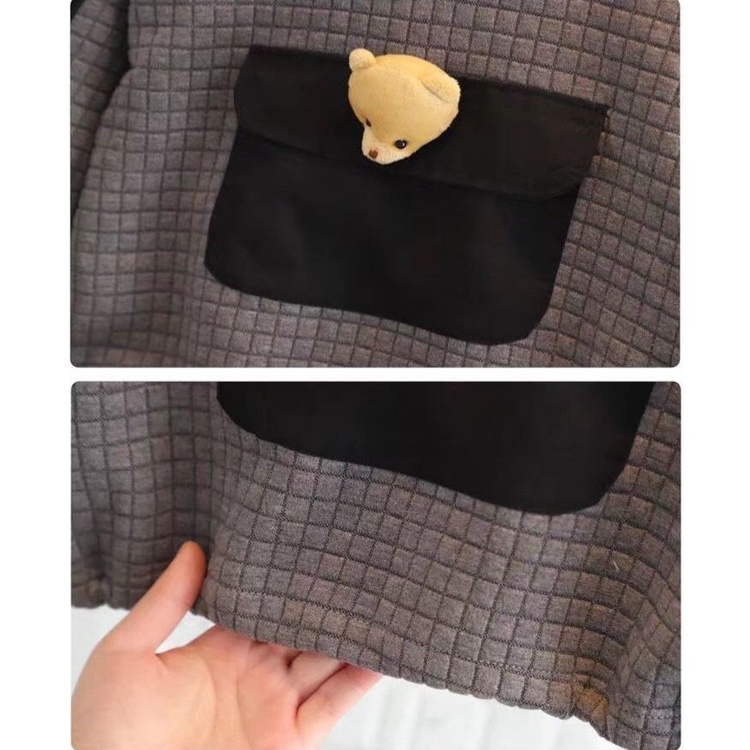 Bộ nỉ thể thao cho bé trai hàng thu đông loại 1