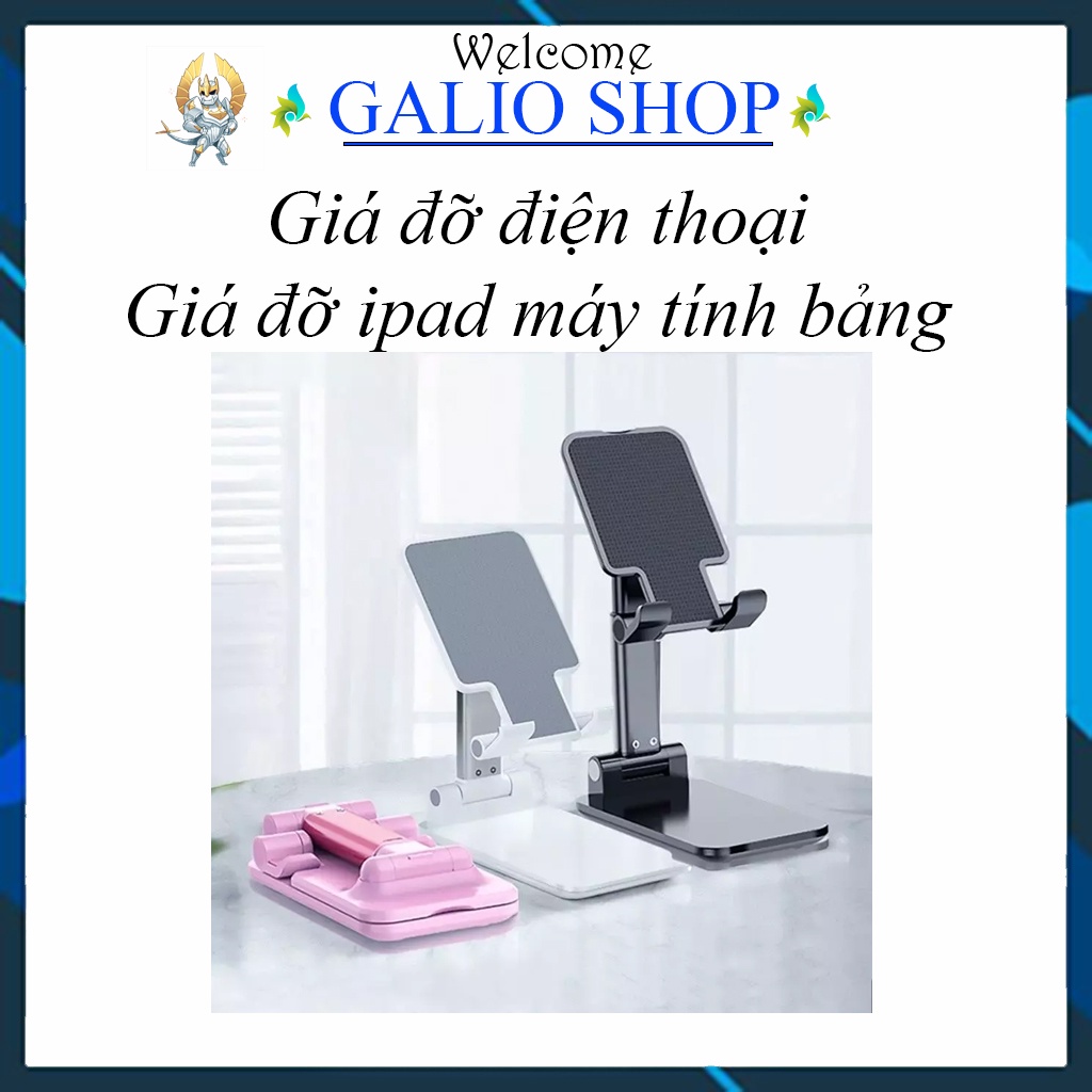 Giá đỡ điện thoại giá đỡ ipad máy tính bảng cao cấp để bàn gấp gọn dùng livestream học online - Phụ Kiện Chấn Thiên