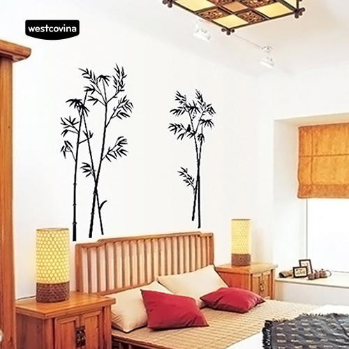 Sticker dán tường hình cây trúc