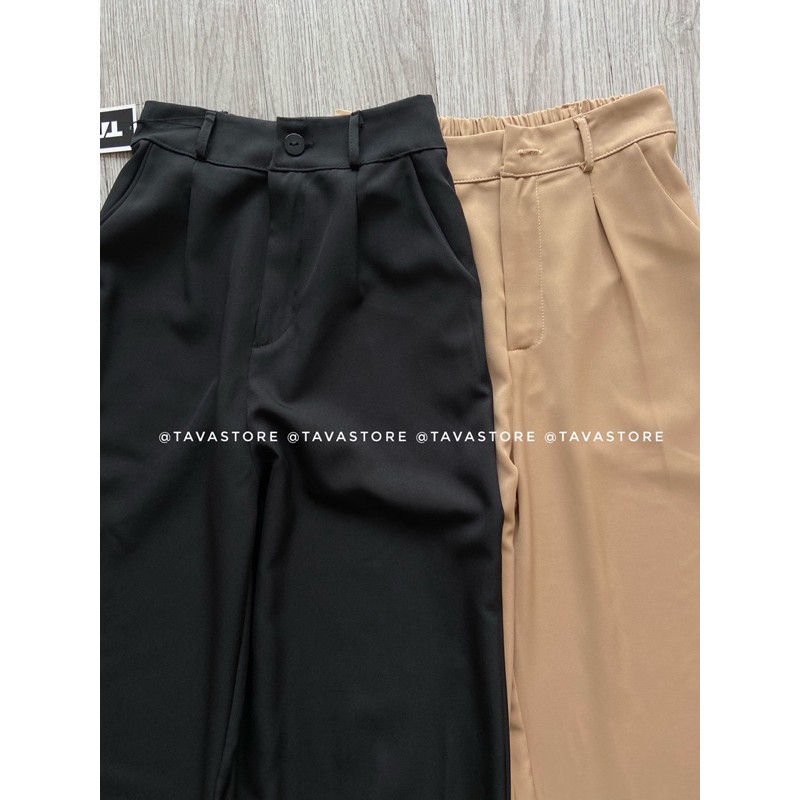 Quần Culottes cạp chun