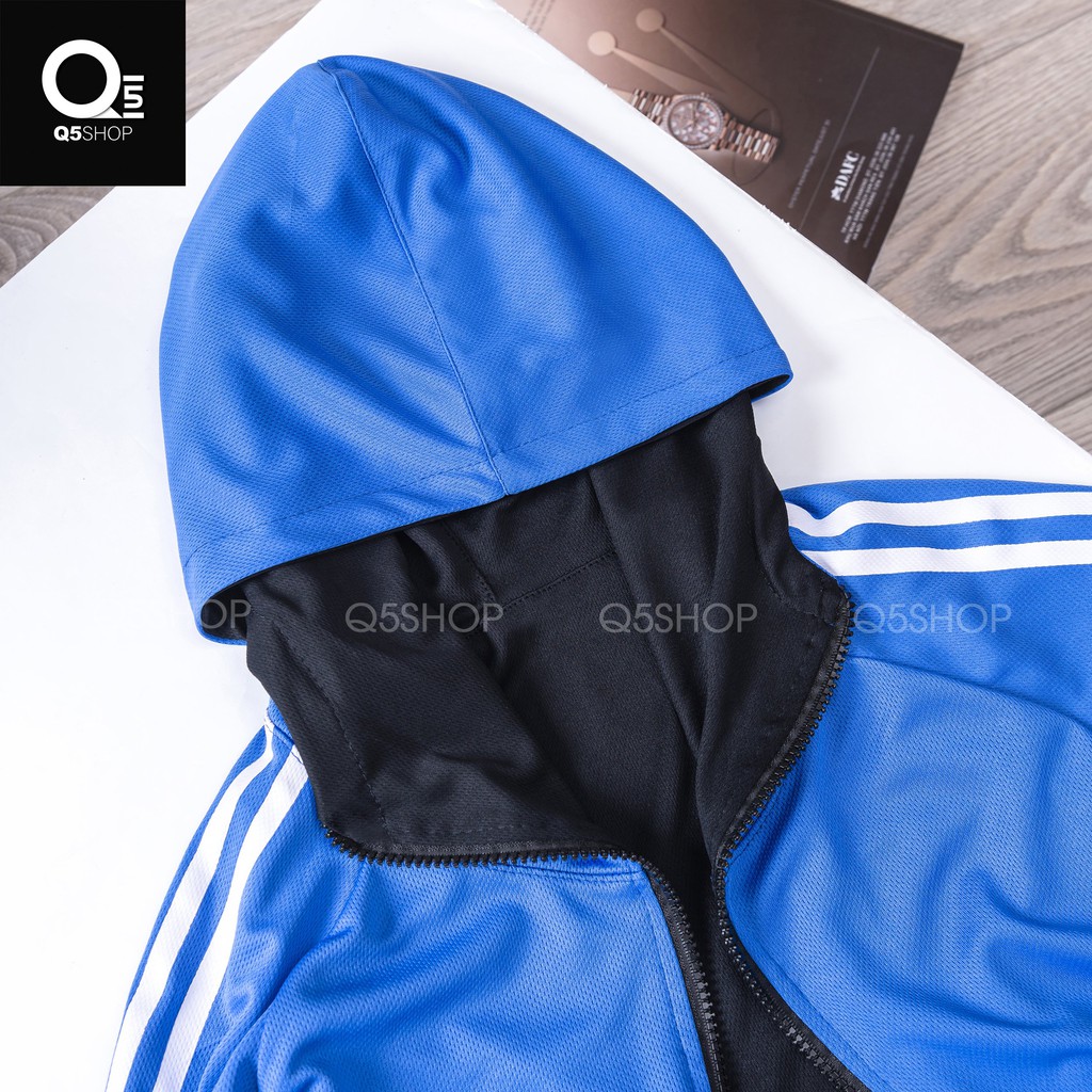 Áo Chống Nắng 2 Mặt, 2 Lớp Thun Lạnh Lỗ Kim Mặc Q5SHOP Chống tia UVF100+