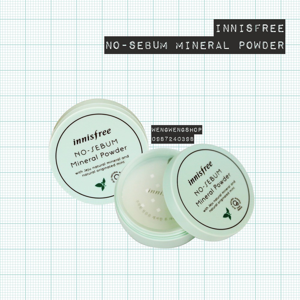 Phấn phủ kiềm dầu Innisfree No-Sebum Mineral Powder | BigBuy360 - bigbuy360.vn