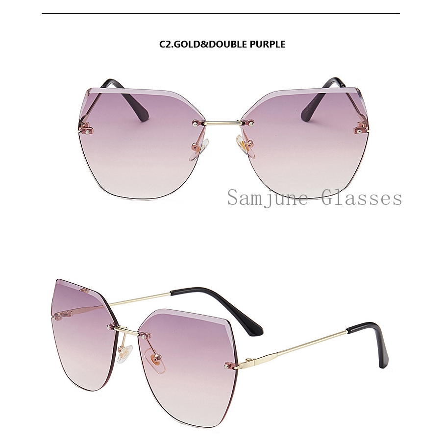 Kính mát mắt mèo phong cách vintage thời trang cho nữ Samjune