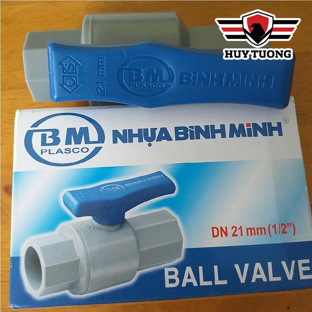 Van cầu 21, 27 Nhựa Bình Minh + Tuýp keo Bình Minh 25g - Huy Tưởng