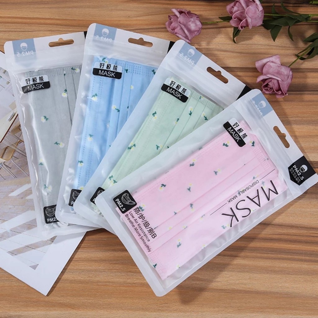 Set 10 Khẩu Trang Y Tế 3 Lớp In Họa Tiết Kháng Khuẩn | BigBuy360 - bigbuy360.vn