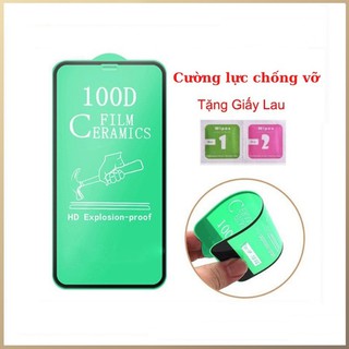Cường lực iphone dẻo 100d full màn - cường lực dẻo chống mẻ vỡ viền full mã ip6-ip12promax