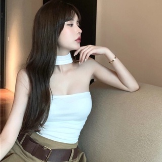 Áo kiểu thun ống cổ lọ cho nữ