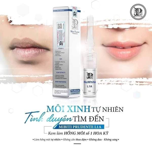 KEM LÀM HỒNG, GIẢM THÂM MÔI NUWHITE LA1 - 3321