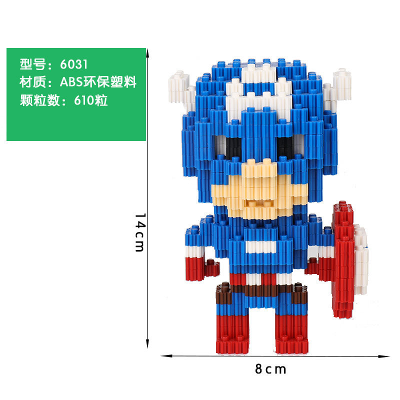 Đồ Chơi Lego Xếp Hình Nhân Vật Hoạt Hình Mirco Mini Kích Thước 150x70mm