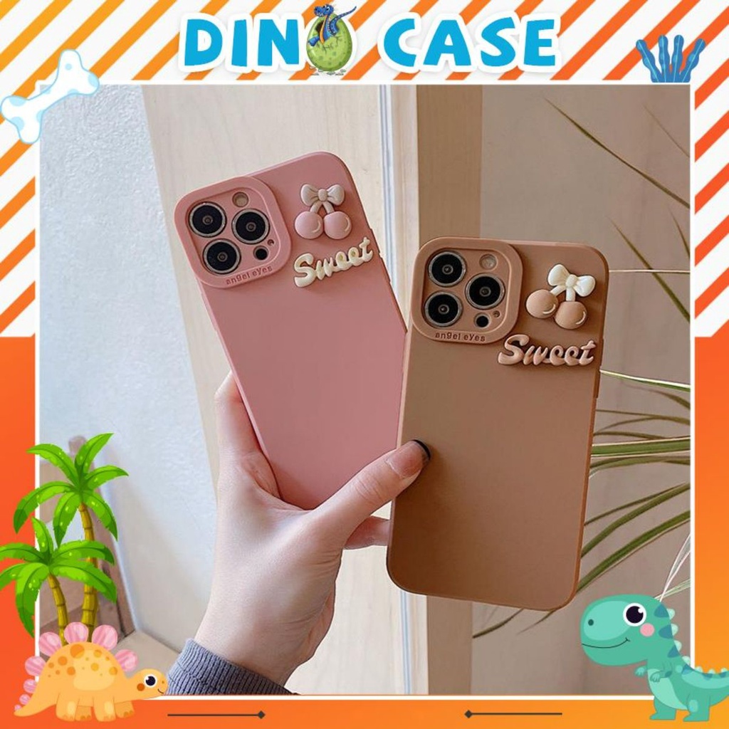 Ốp lưng iphone cạnh vuông bảo vệ camera gắn charm 7plus x xsmax 11 11promax 12 12pro 12promax 13 13pro 13promax DT13
