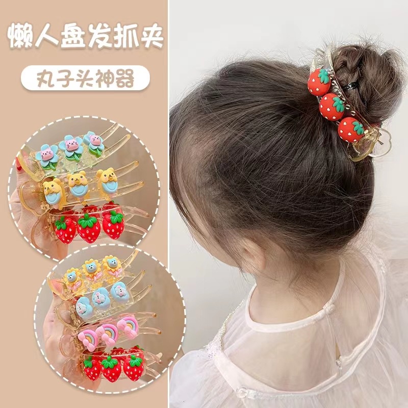 Kẹp Tóc Hình Quả Bóng Dễ Thương Thời Trang Mùa Hè Cho Bé Gái