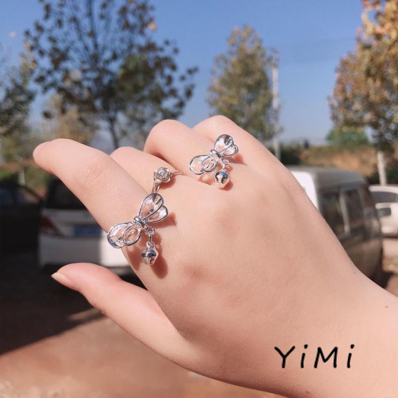 Nhẫn Hình Nơ Có Thể Điều Chỉnh Kích Cỡ Cho Nữ Sinh