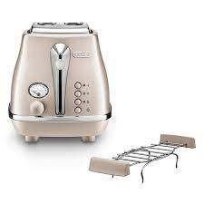 Máy nướng bánh mì DELONGHI Icona Vintage CTOV 2103.BG màu be, công suất 900W