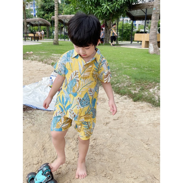 Bộ đũi hoa quả kèm kính đi biển đi du lịch cho bé trai bé gái 1 2 3 4 5 6 7 8 9 tuổi Beekidsmemory