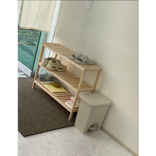 Kệ Gỗ Để Giày Dép, Kệ Đa Năng Gỗ Thông Nhập Khẩu 3T100, Giá Gỗ Trang Trí Phòng Phong Cách Hàn Quốc Ollyhome