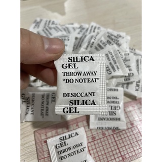 Gói hút ẩm 1gr chữ đen[Túi 100gram][giá sỉ]