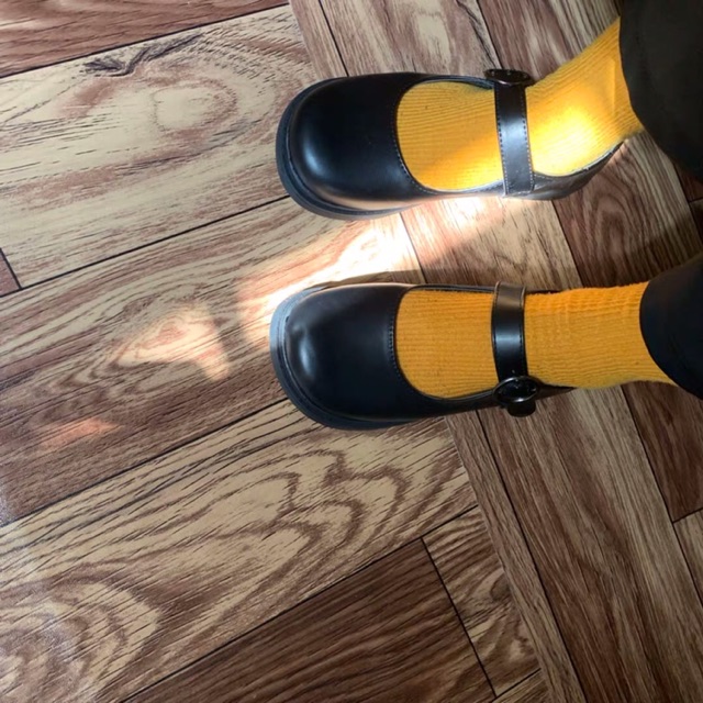 (Sẵn Đen 37 39- Nâu39 37 35) ⚡️Giày búp bê lolita  nữ da PU phong cách Lolita Ulzzang-FORM TO (G6) | BigBuy360 - bigbuy360.vn