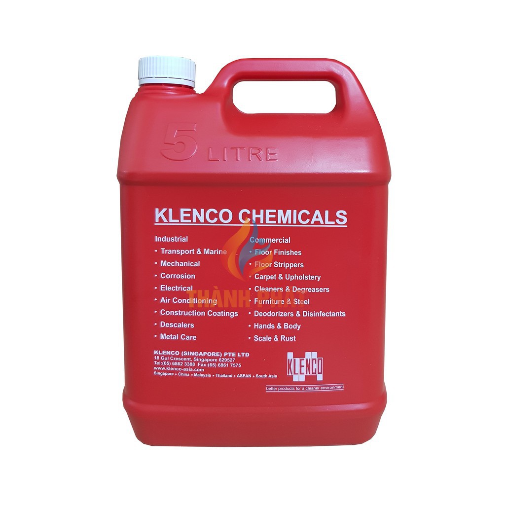 Nước lau sàn Bệnh Viện khử mùi diệt khuẩn POWER FLORAL Can 5l Klenco Singapore