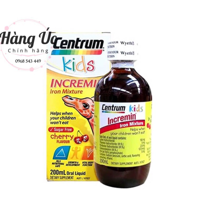 Centrum Kids💥Freeship💥 - Centrum Kids Siro trị biếng ( Mẫu Mới )