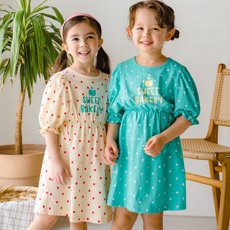 Váy Bebezoo chấm bi cho bé gái 2 màu BEA2OP110