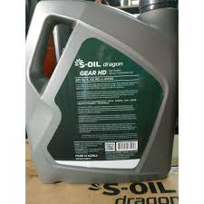 DẦU NHỚT HỘP SỐ S-OIL DRAGON GEAR HD 80W-90 GL5 CAN 4.0 LÍT