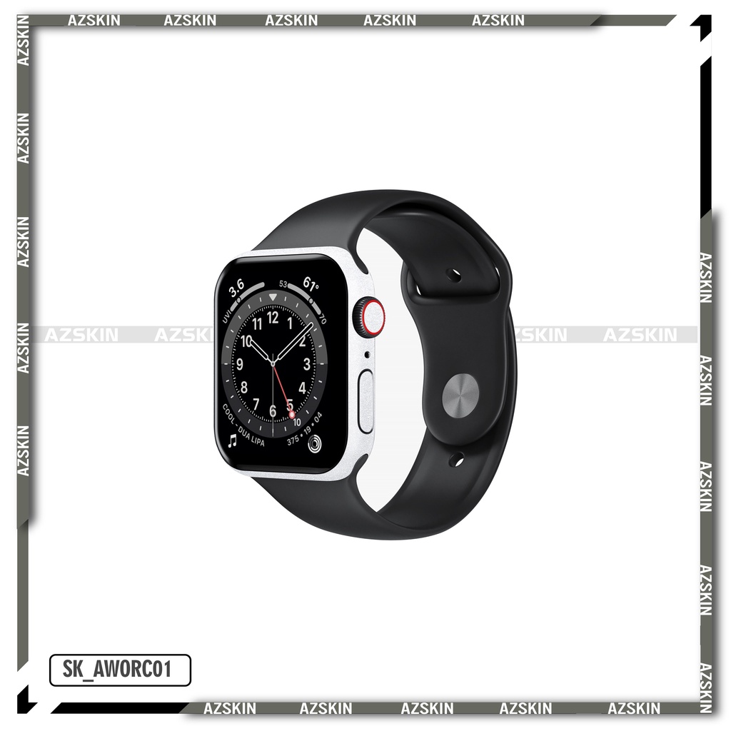 Miếng Dán Skin Apple Watch Bạc Nhám |SK_AWORC01| Chất Liệu Film Oracal Cao Cấp, Khuôn Cắt CNC Full Body, Dễ Dán Tại Nhà