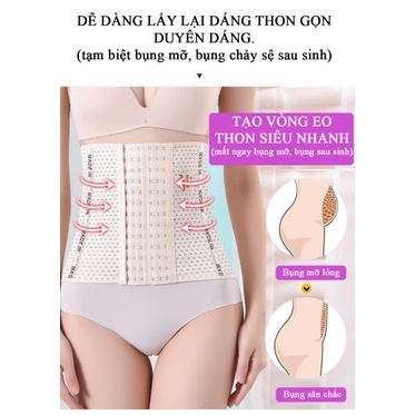 BÁN SỈ - Đai nịt bụng giảm mỡ thông hơi chống cuộn chữ M+ - ĐAI M+