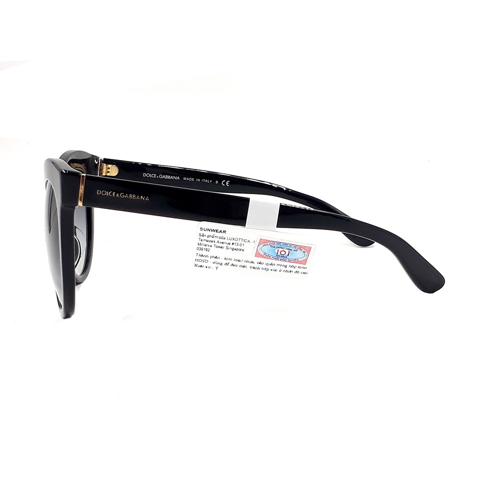 Kính mat Dolce&amp;Gabbana DG4311F 501-8G màu sắc thời trang chính hãng, thiết kế dễ đeo bảo vệ mắt