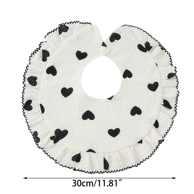 Yếm Ăn Cotton 4 Lớp Mềm Mại Dành Cho Em Bé