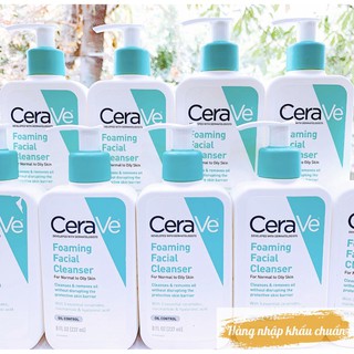 [HÀNG CHUẨN MỸ]SỮA RỦA MẶT CERAVE FOAMING FACIAL CLEANER