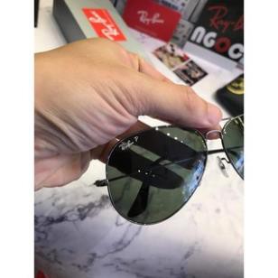 [BAO CHECK] kính RayBan Aviator RB3025 004/58  ▪︎Gọng Gunmetal, lense xanh Classic