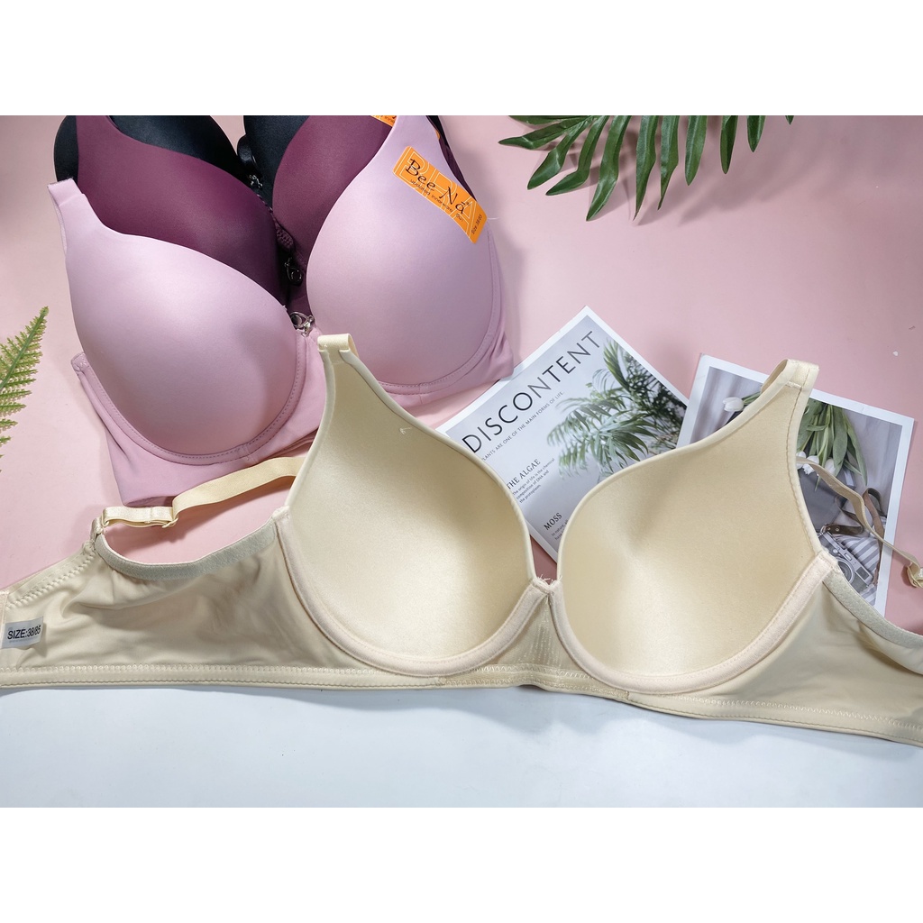 Áo lót nữ BEENA 8569 không mút CUP D, có gọng, bảng to 3 móc form dành cho quả ngực to