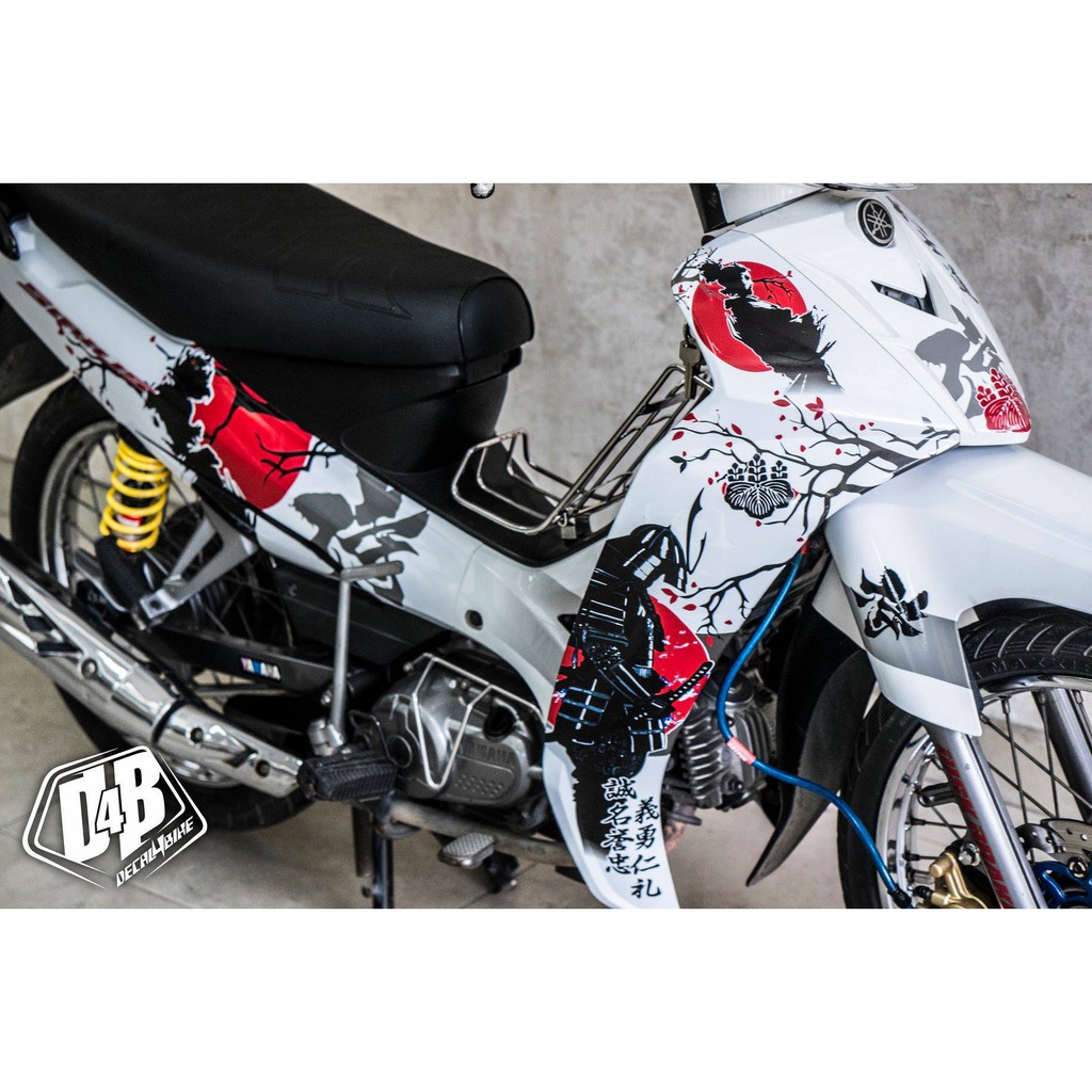 [D4B-Tem chuẩn xịn] Tem trùm xe Sirius Red Samurai